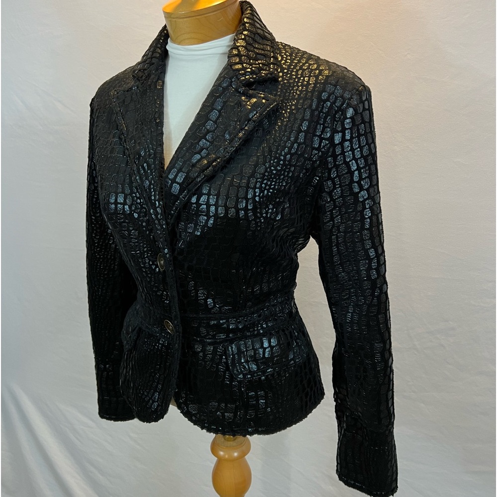 Faux Croc Escalade Paris Dress Jacket